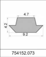 Профиль силиконовый 754152.073